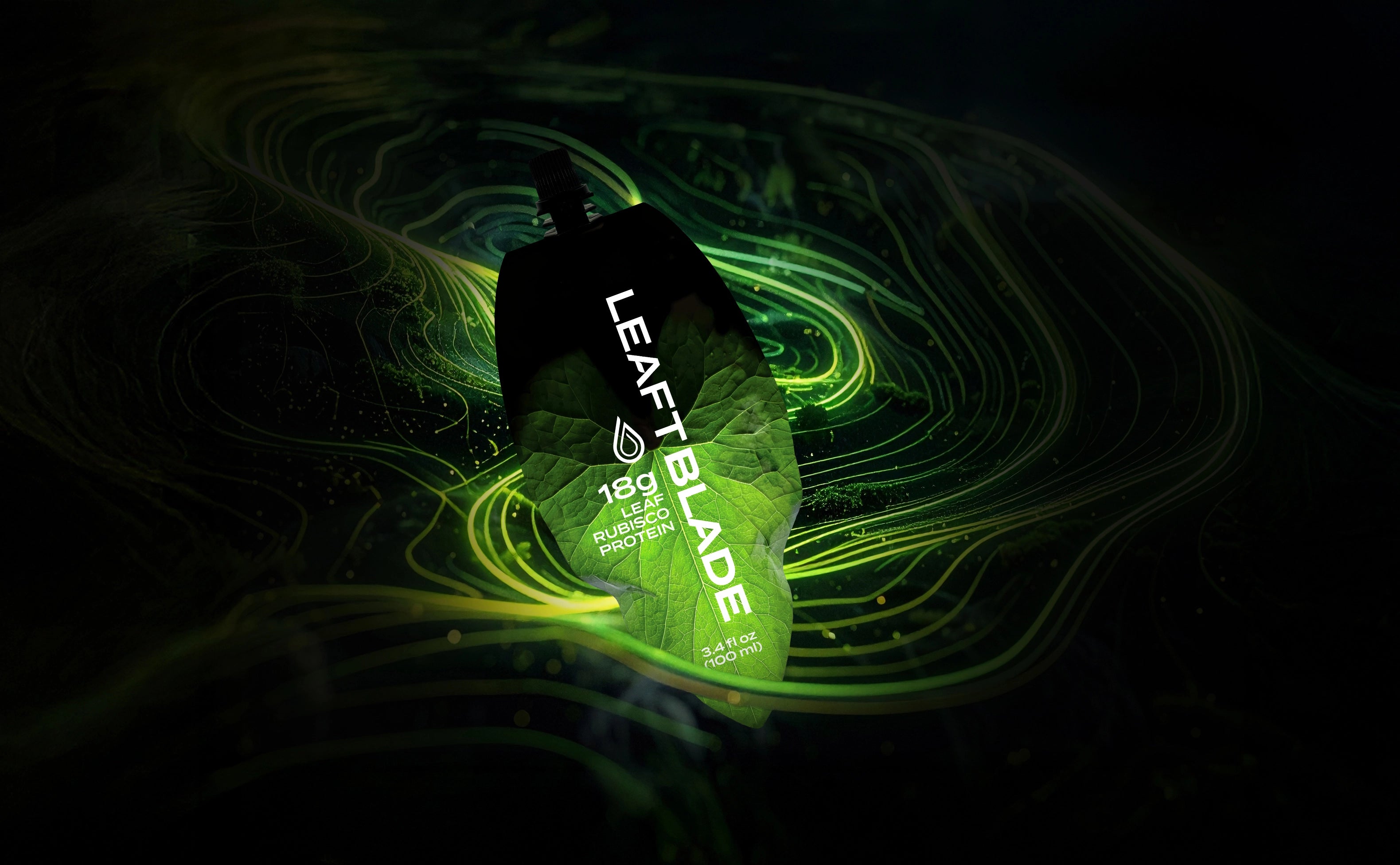 Leaft Blade pictured with a glowing swirl